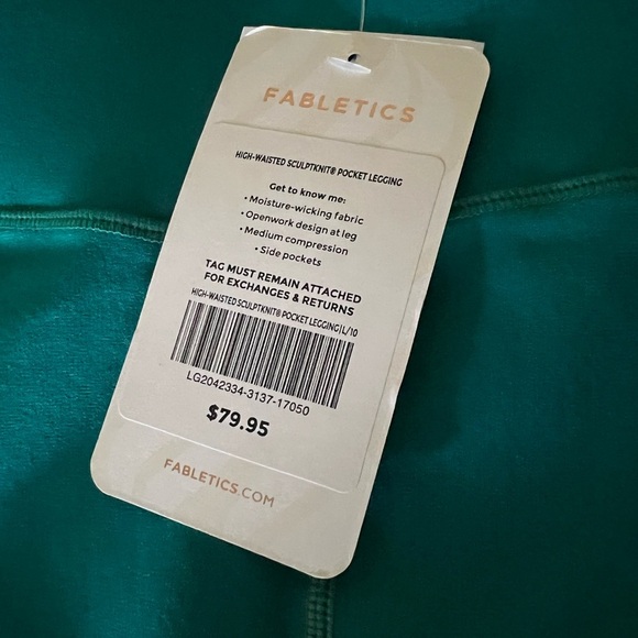 Womens BNWT Fabletics Leggings Large - Picture 6 of 6